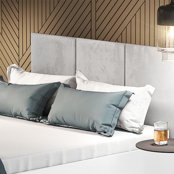 Posteľ 120 Mell 01 šedá + rošt so zdvihákom,6