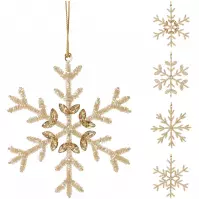 Ozdoba vločka Hangdeco 15 cm mix A72100010