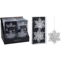 Závesná vločka 11 cm (2 ks) mix CAA222110