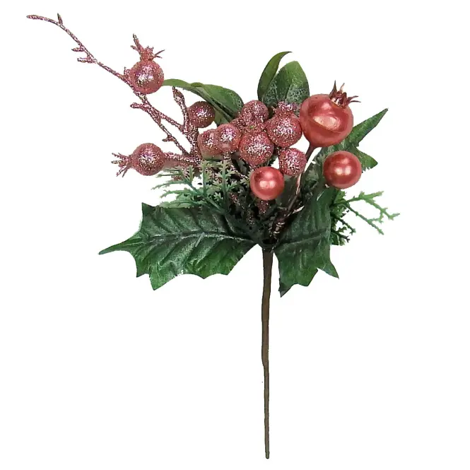 Vianočná dekoračná vetvička 22 cm 443096