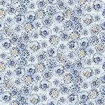 Gumený obrus Dahlia Azure 387-0546 140 cm x 20 m. Tovar na mieru.