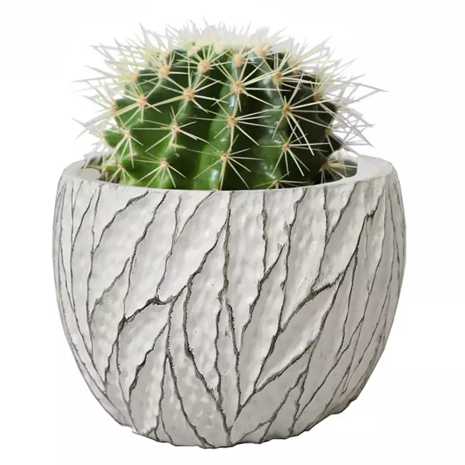 Cementový kvetináč YS47608l 10.6x10.6x8.4 cm,2