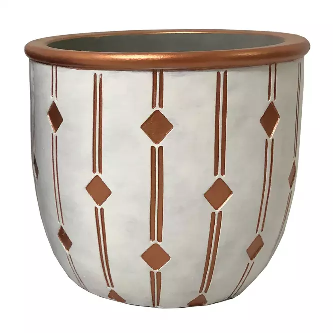 Cementový Kvetináč YS47844 14x14x12.7 cm