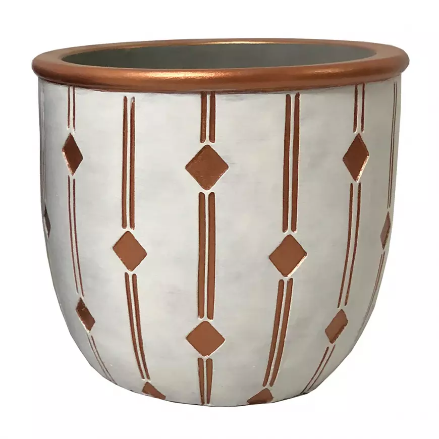 Cementový Kvetináč YS47844 14x14x12.7 cm