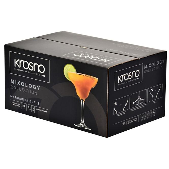 Pohár na margaritu Mixology Krosno 270 ml 6 ks