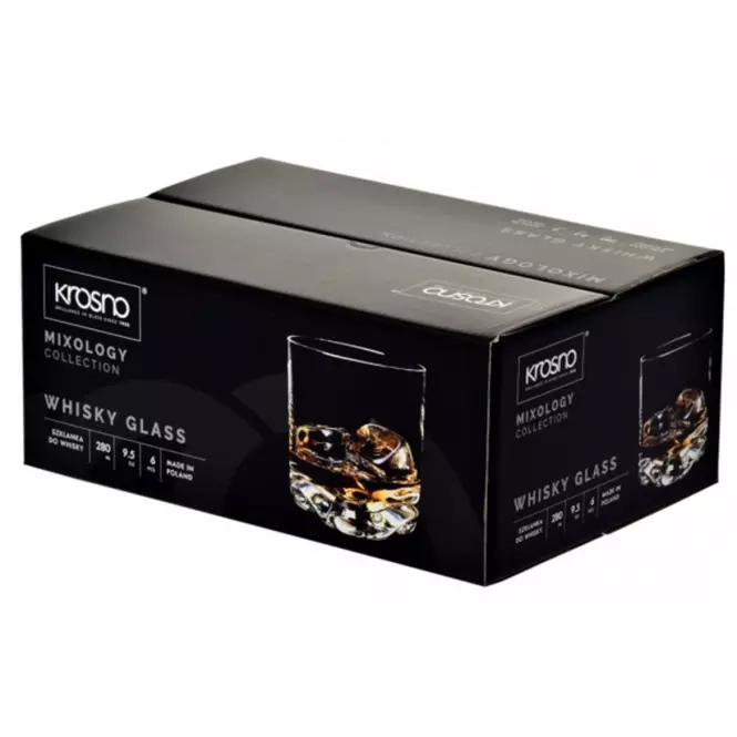 Pohár na whisky Mixology Krosno 280 ml 6 ks,5