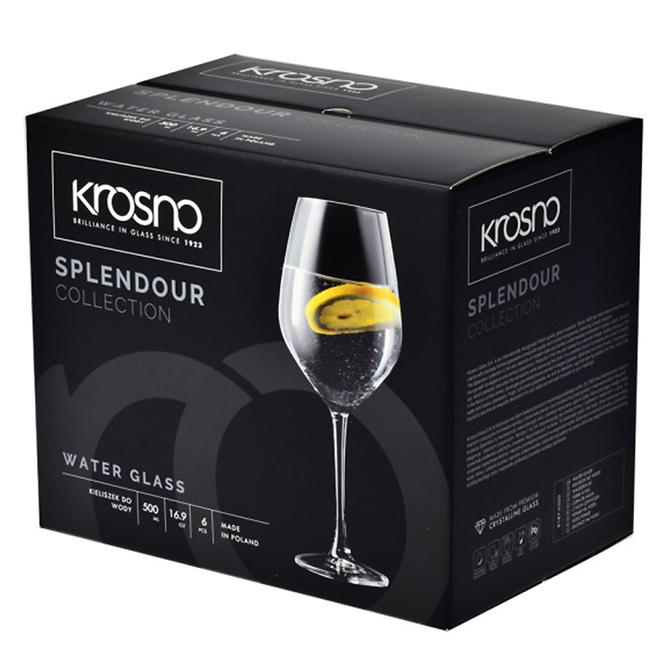 Pohár na víno červené Splendour Krosno 500 ml 6 ks