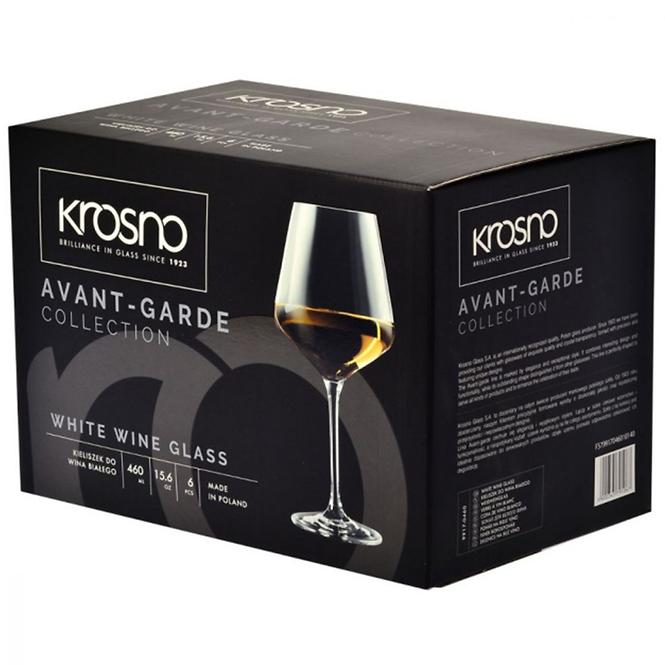 Pohár na víno biele Avant-Garde Krosno 460 ml 6 ks,4