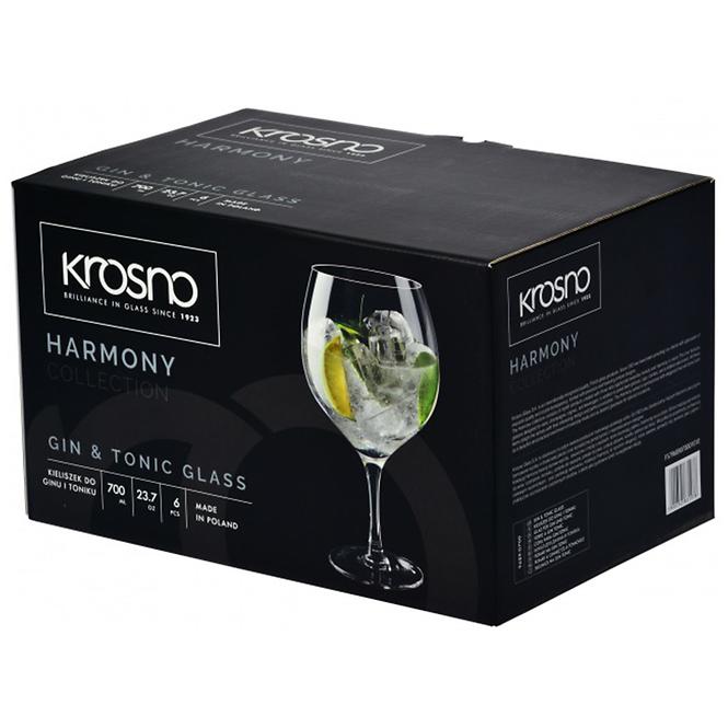 Pohár na gin&tonic Harmony Krosno 700 ml 6 ks