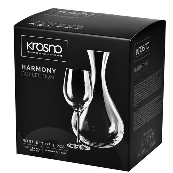 Komplet na víno 3-kusový Harmony Krosno 1 ks