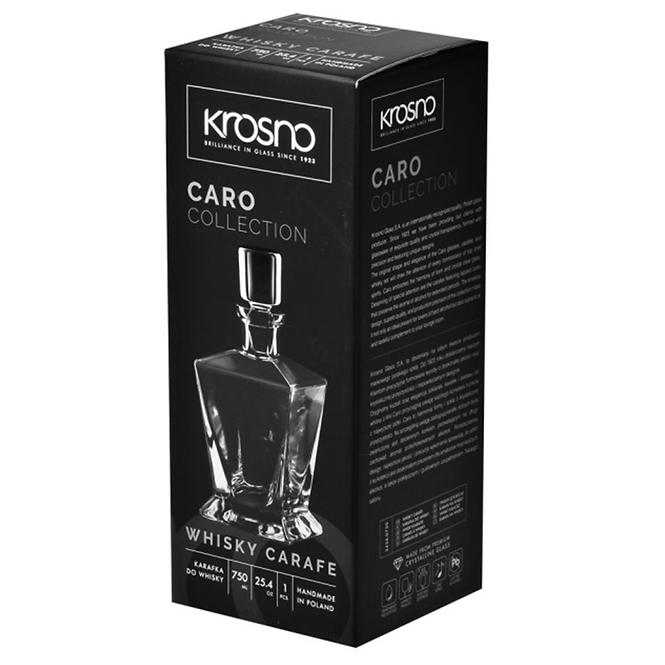 Karafka na whisky Caro Krosno 750 ml 1 ks