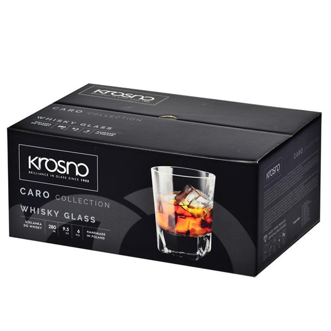 Pohár na whisky Caro Krosno 280 ml 6 ks