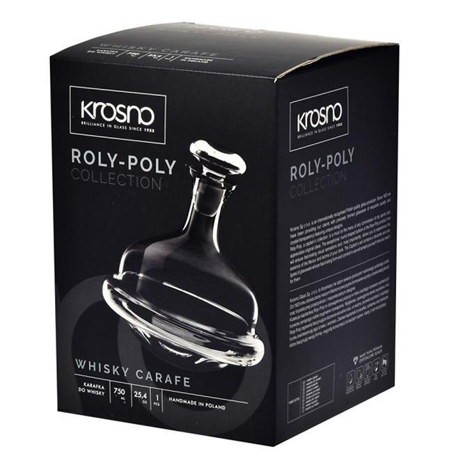 Karafka na whisky Roly-Poly Krosno 750 ml 1 ks