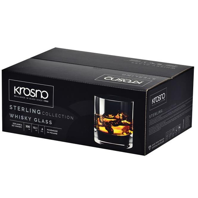 Pohár na whisky Sterling Krosno 300 ml 6 ks