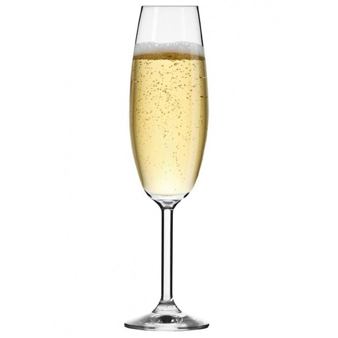 Pohár na šampanské Venezia Krosno 200 ml 6 ks