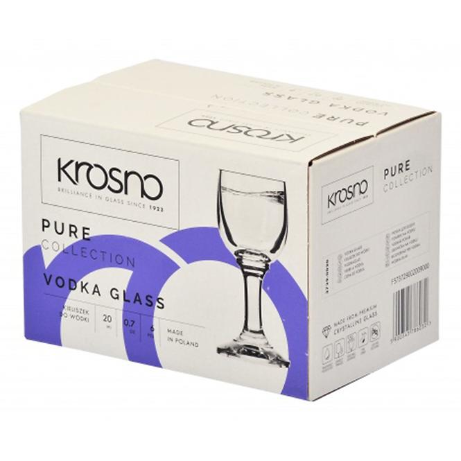 Pohár na vodku Pure Krosno 20 ml 6 ks