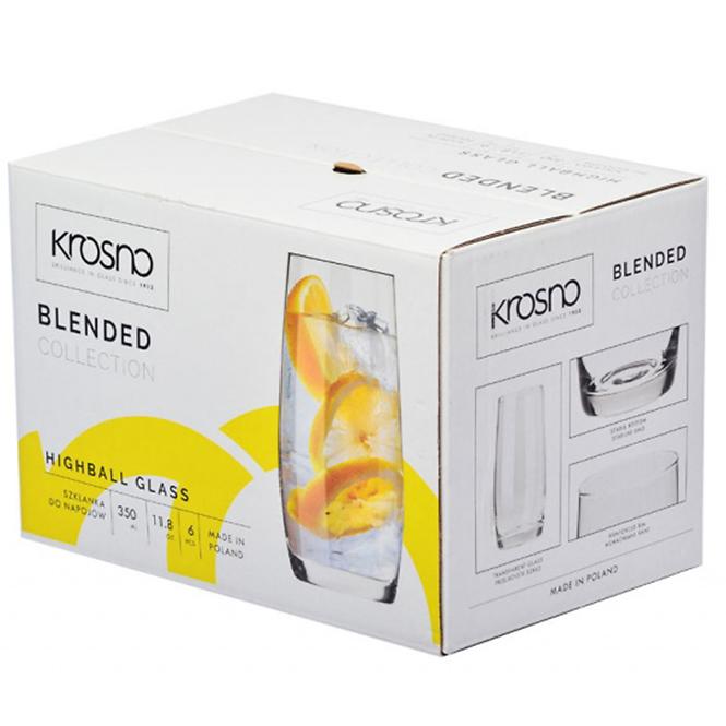 Pohár na nápoje Blended Krosno 350 ml 6 ks