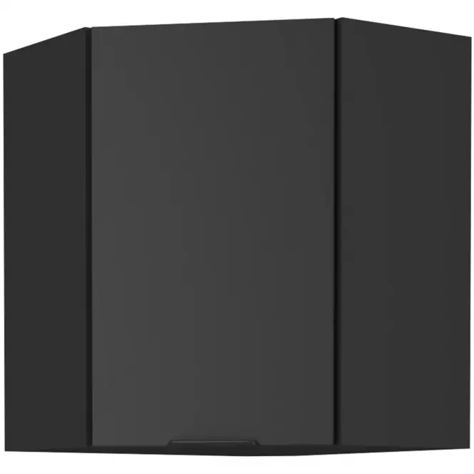 Kuchynská skrinka Siena čierna mat 60x60 Gn-72 1f (45°)