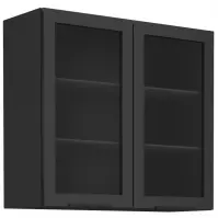 Kuchynská skrinka Monza orech okapi 80gs-72 2f