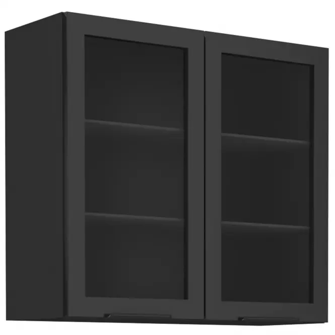 Kuchynská skrinka Monza orech okapi 80gs-72 2f