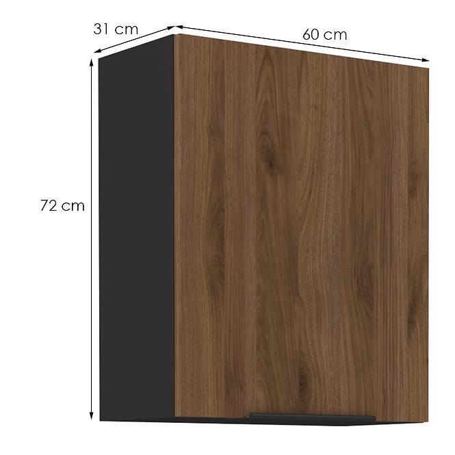 Kuchynská skrinka Monza orech okapi 60g-72 1f,2