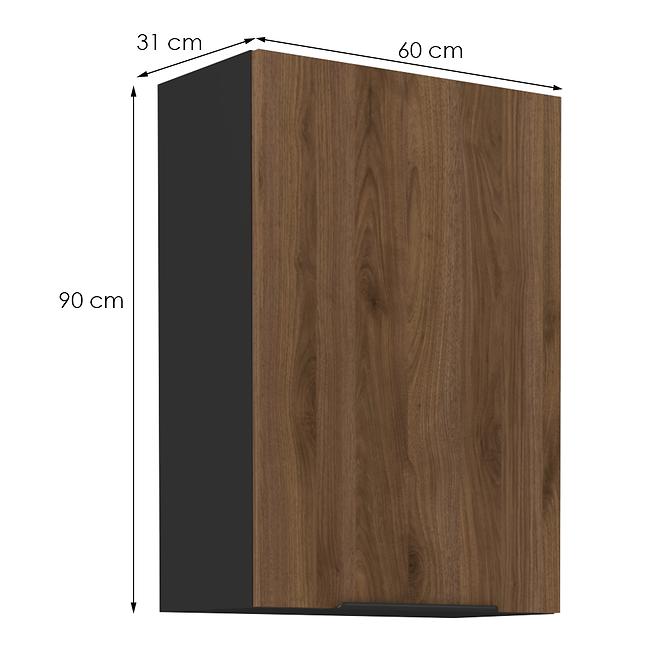 Kuchynská skrinka Monza orech okapi 60g-90 1f