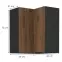 Kuchynská skrinka Monza orech okapi 60x60 Gn-72 1f (90°),2