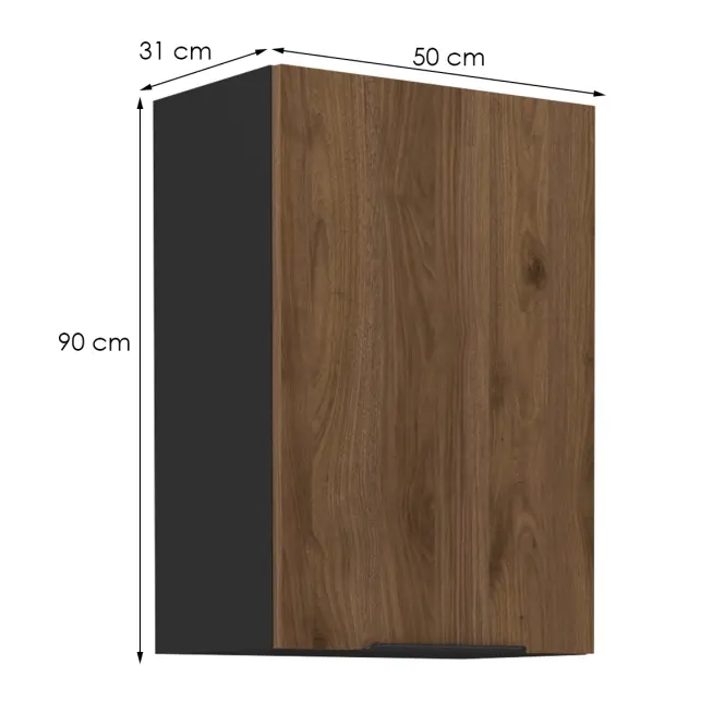 Kuchynská skrinka Monza orech okapi 50g-90 1f,2