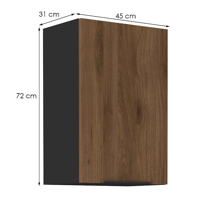 Kuchynská skrinka Monza orech okapi 45g-72 1f