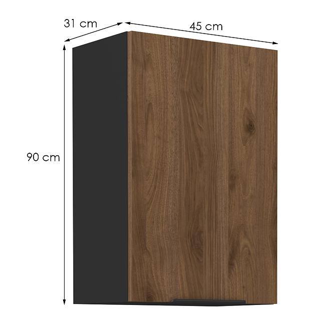 Kuchynská skrinka Monza orech okapi 45g-90 1f