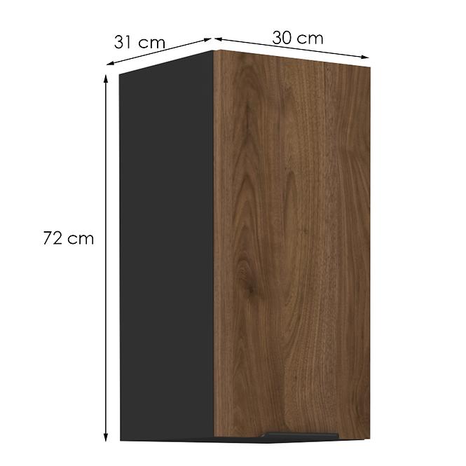 Kuchynská skrinka Monza orech okapi 30g-72 1f