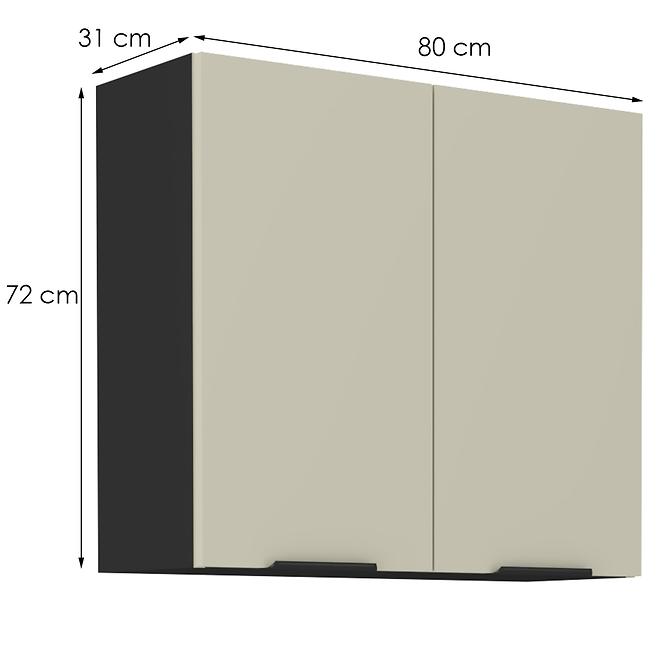 Kuchynská skrinka Arona cashmere 80g-72 2f
