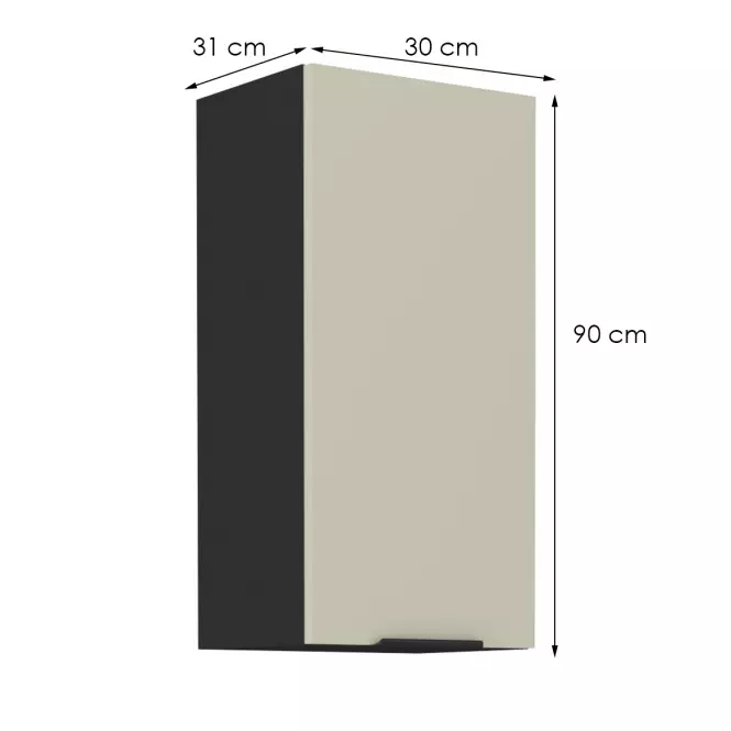 Kuchynská skrinka Arona cashmere 30g-90 1f
