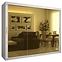 Skriňa Platinum T3 250 biely mramor/biely