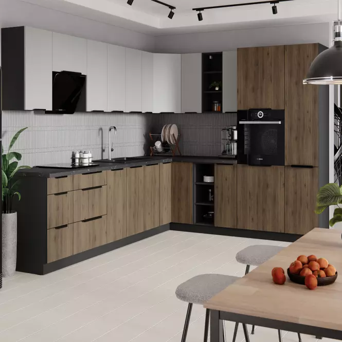 Kuchynská skrinka Monza orech okapi 60dg bb,3