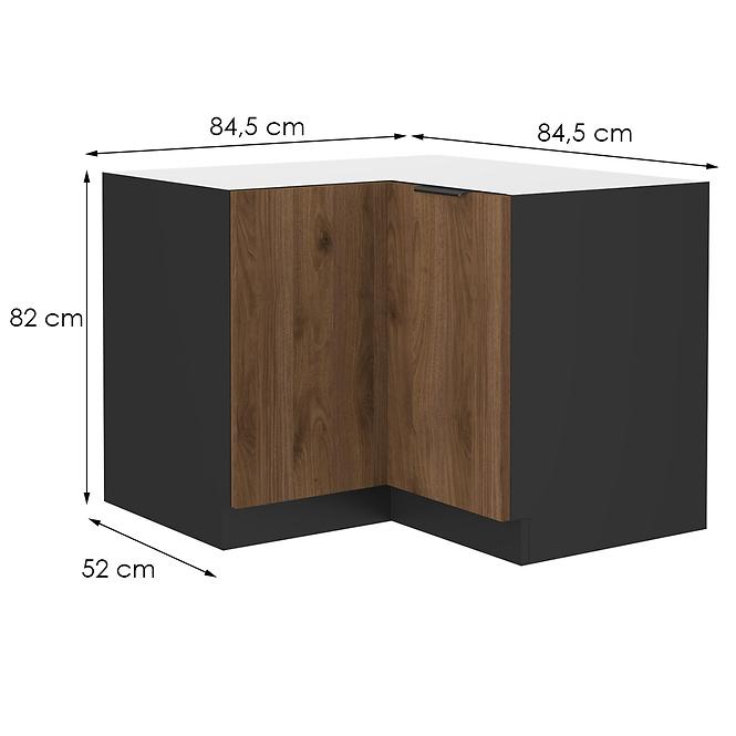 Kuchynská skrinka Monza orech okapi 90x90 Dn 2f bb