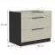 Kuchynská skrinka Arona cashmere 80d 3s bb,2