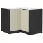Kuchynská skrinka Arona cashmere 90x90 Dn 2f bb