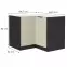 Kuchynská skrinka Arona cashmere 90x90 Dn 2f bb,2