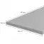 Kuchynská doska 80 cm/38 mm Inox šedá F76112,2