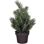 Vianočný stromček zelený omrznutý výš. 24 x hl. 12 cm 1121020