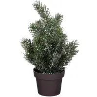 Vianočný stromček zelený omrznutý výš. 24 x hl. 12 cm 1121020
