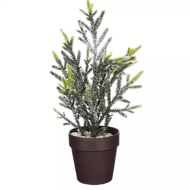 Stromček zelená omrznutý výš. 30 x hl. 15 cm 1121023
