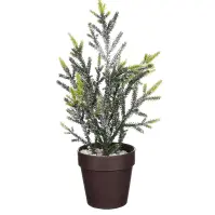 Vianočný stromček zelený omrznutý výš. 30 x hl. 15 cm 1121023