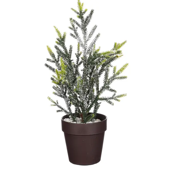 Vianočný stromček zelený omrznutý výš. 30 x hl. 15 cm 1121023