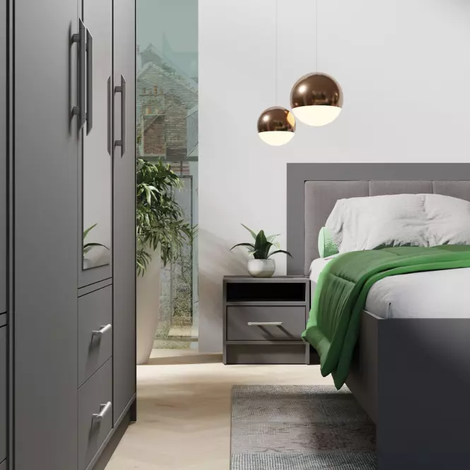 Posteľ Smart SR6 160 grafit