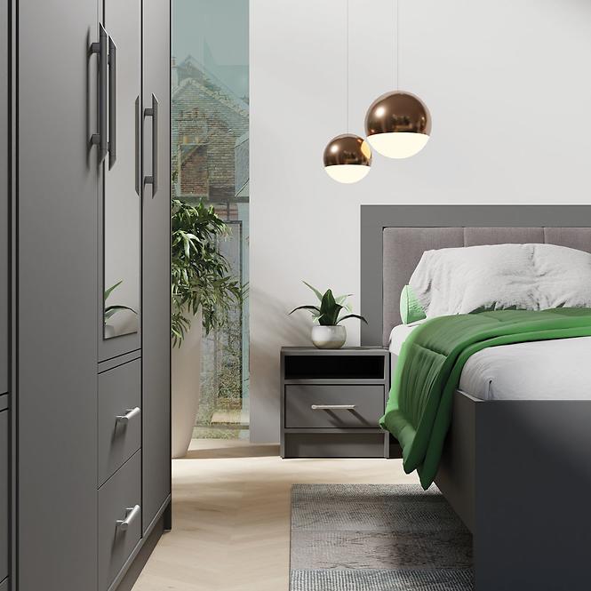 Posteľ Smart SR6 160 grafit