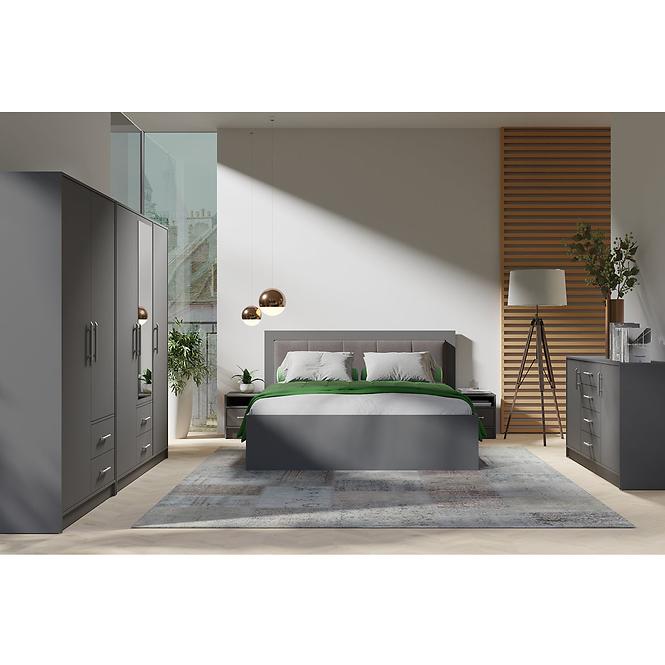 Posteľ Smart SR6 160 grafit