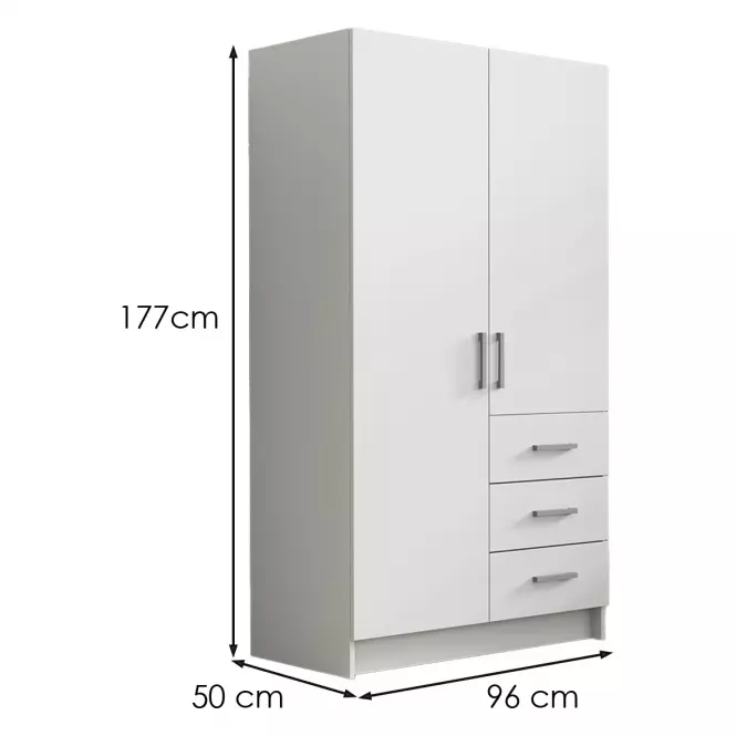 Skriňa Pino 3 biely