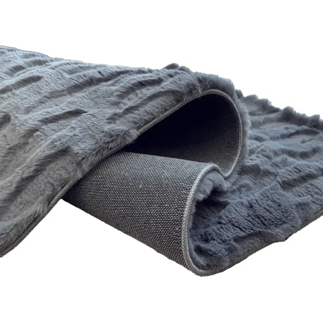 Koberec Lima Rabbit Fur 0,8/1,5 MRD-642 sivá N3,6